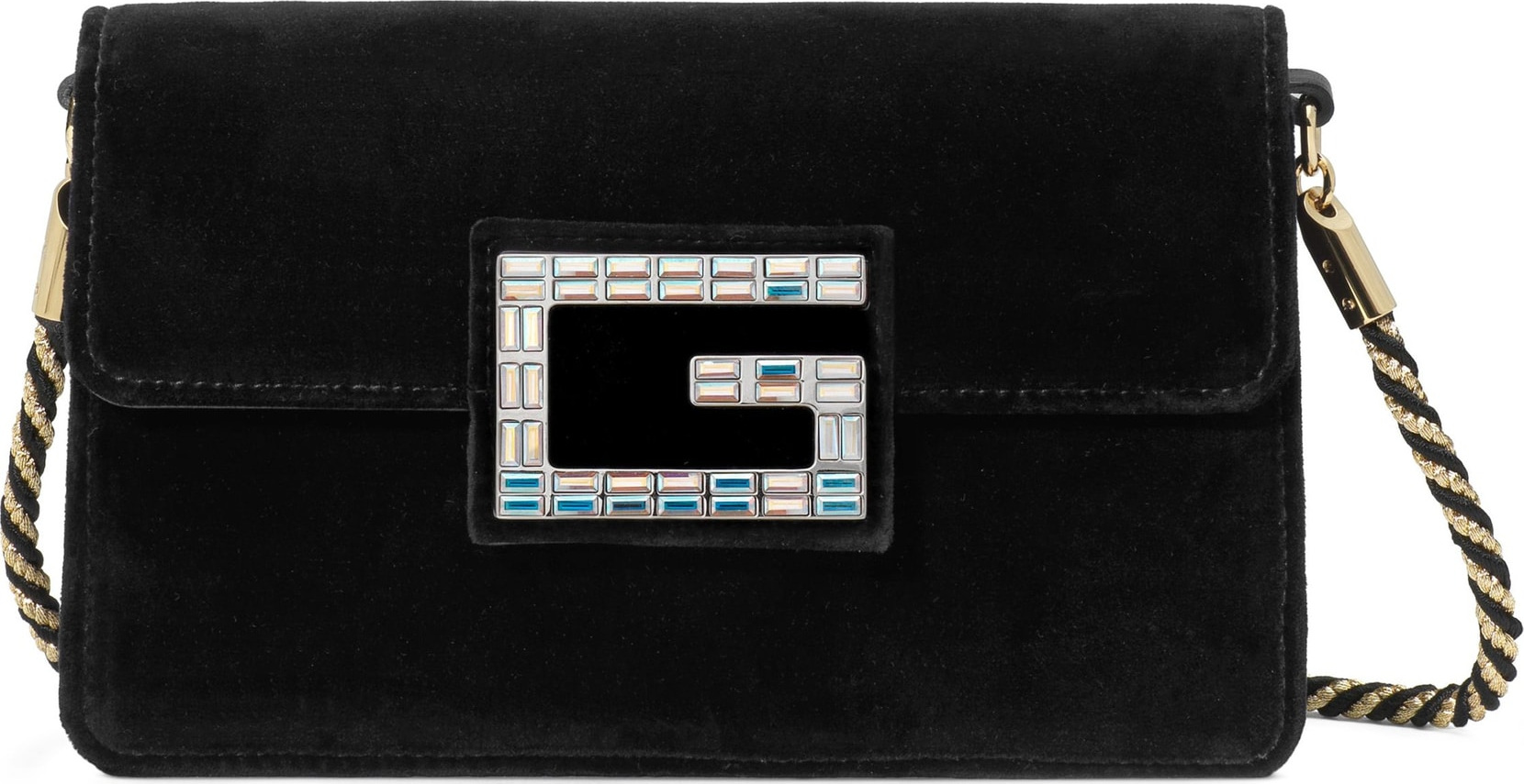 Gucci Small Broadway Velvet Shoulder Bag