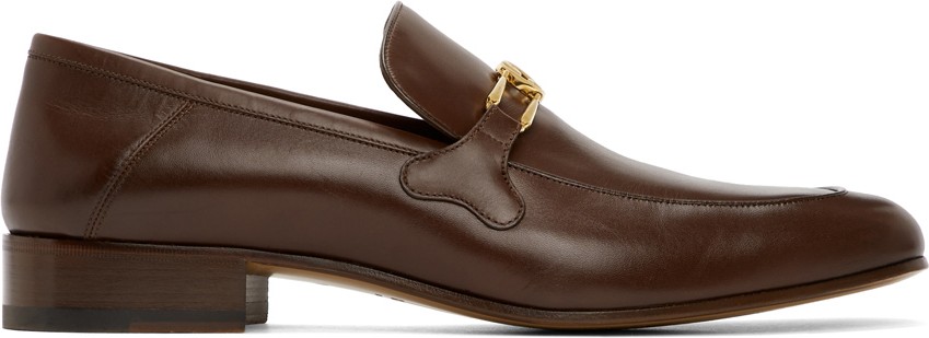 Gucci Brown Phyllis Loafers