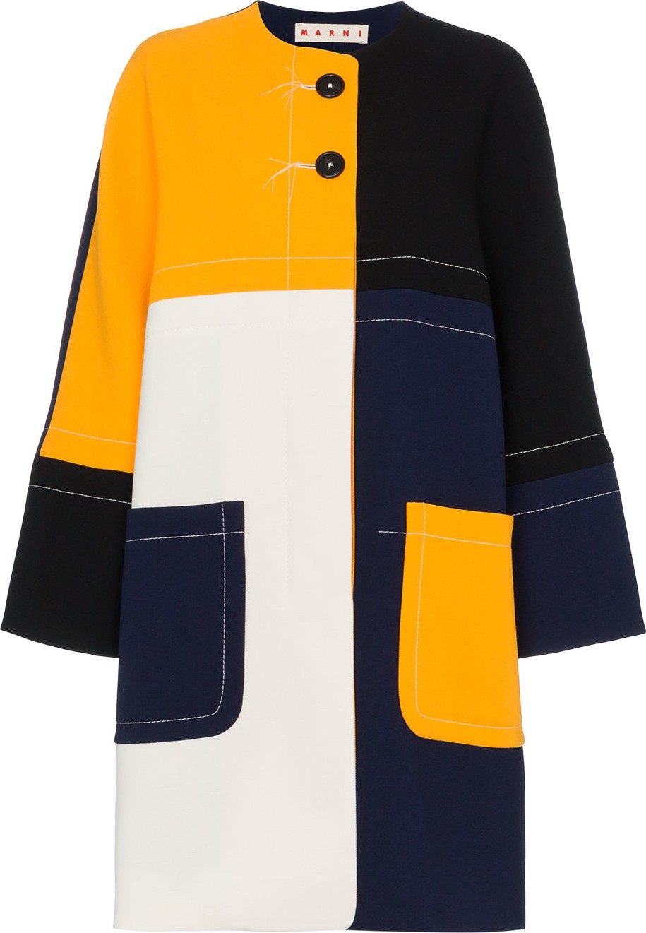 Marni patchwork coat