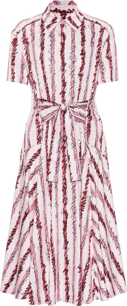 Burberry London England Sacha printed cotton poplin dress