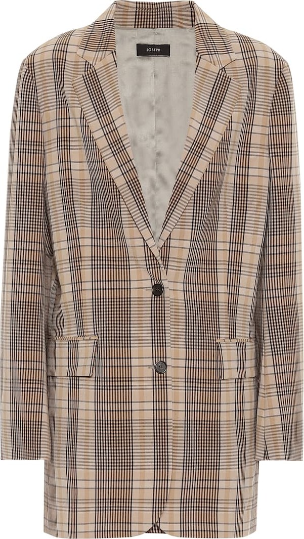 Joseph Mayfield madras checked blazer