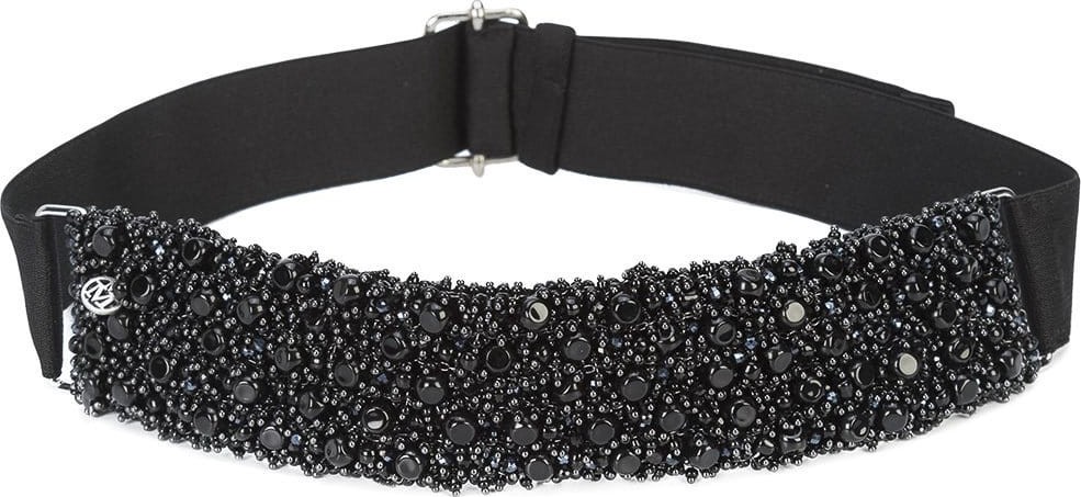 Maison Michel beads embroidered headband