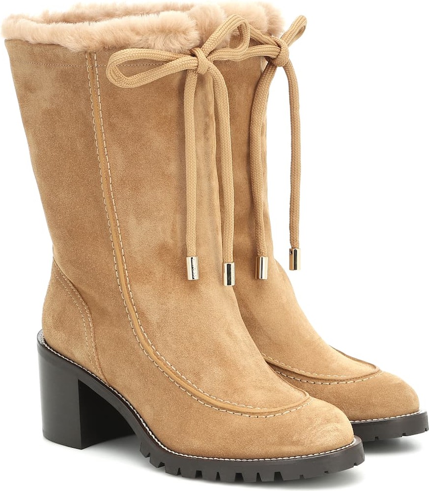 Jimmy Choo Buffy 65 suede ankle boots