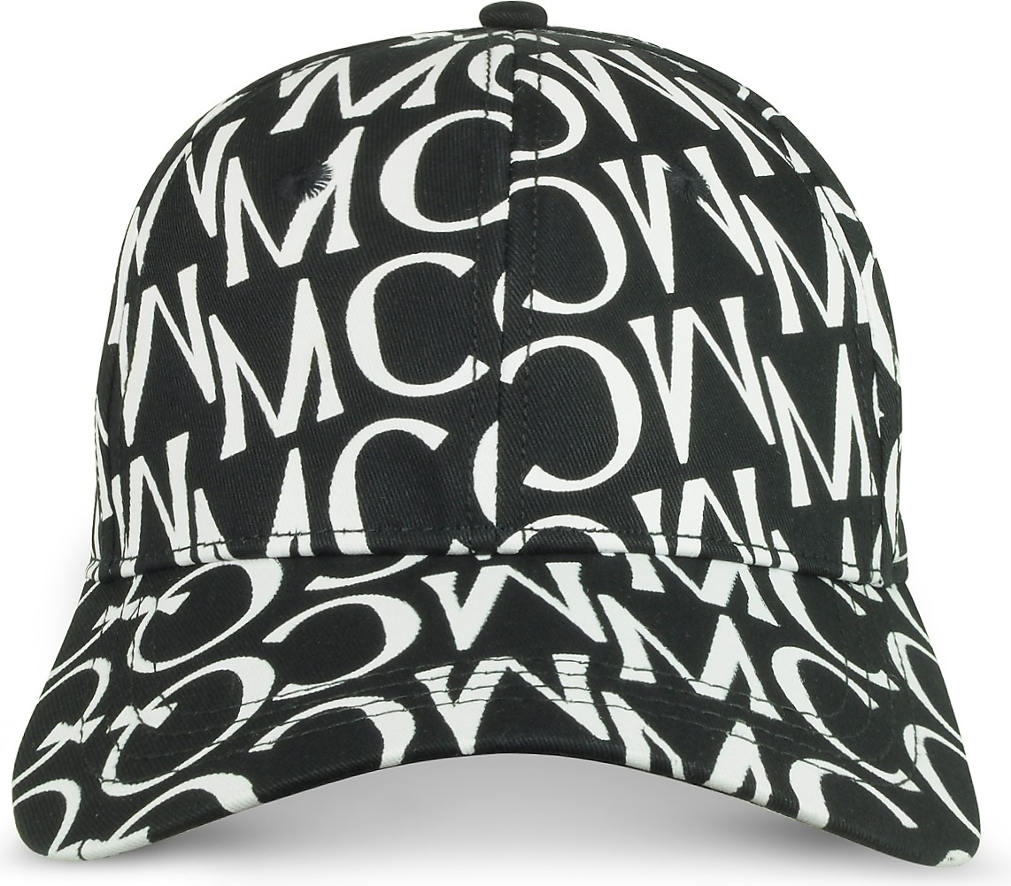 McQ - Alexander McQueen Signature Black & White Cotton Baseball Cap