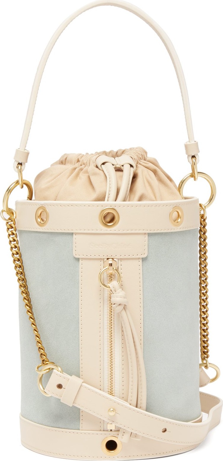 See By Chloé Debbie suede and leather bucket bag