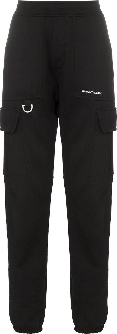 Off White Logo cargo sweatpants