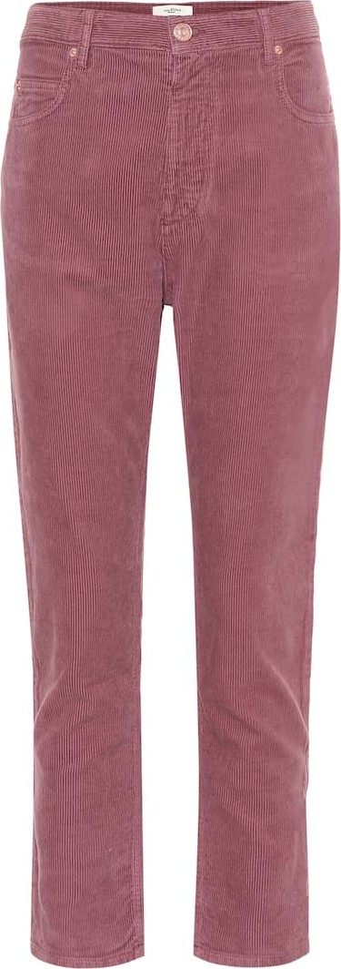 Isabel Marant Etoile Neav cropped corduroy pants