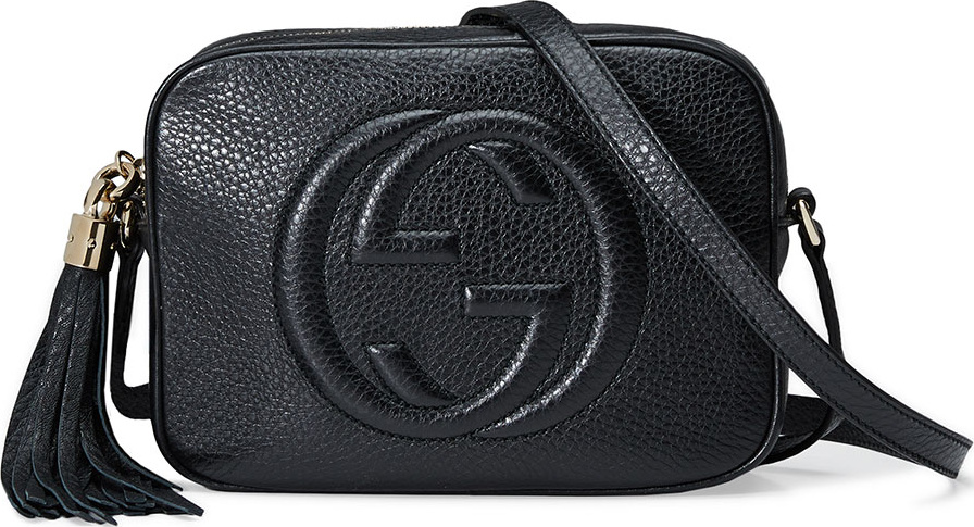 Gucci Soho Leather Disco Bag, Black