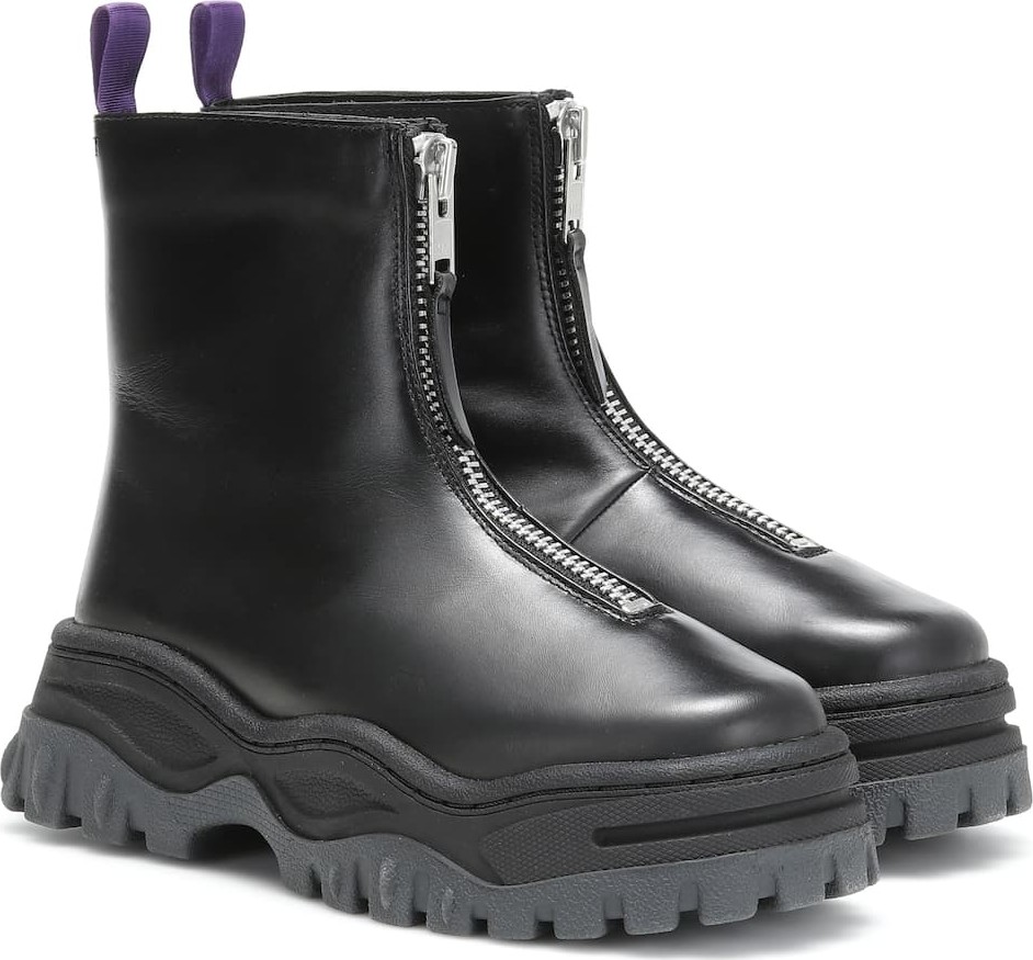 Eytys Raven leather ankle boots