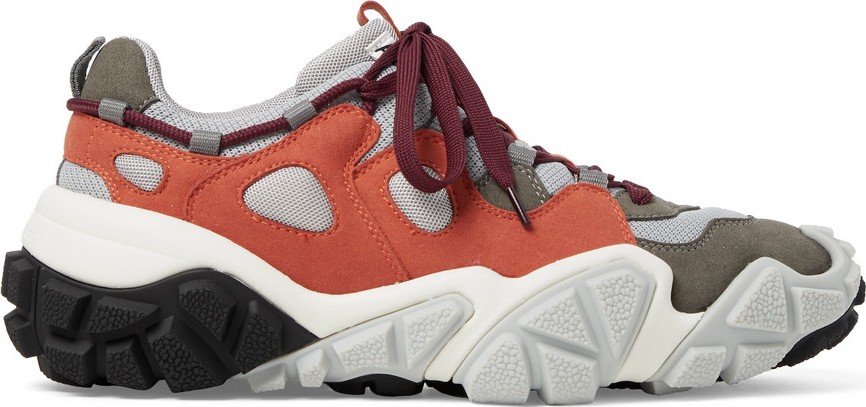 Acne Studios Boltzer Rubber-Trimmed Suede and Mesh Sneakers