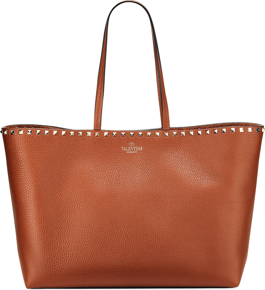 Valentino Rockstud Vitello Tote Bag