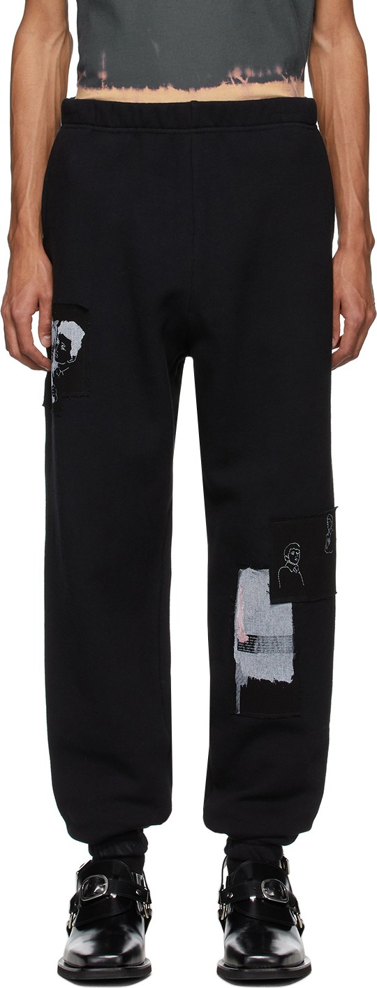 Enfants Riches Deprimes Black Assemblage Lounge Pants