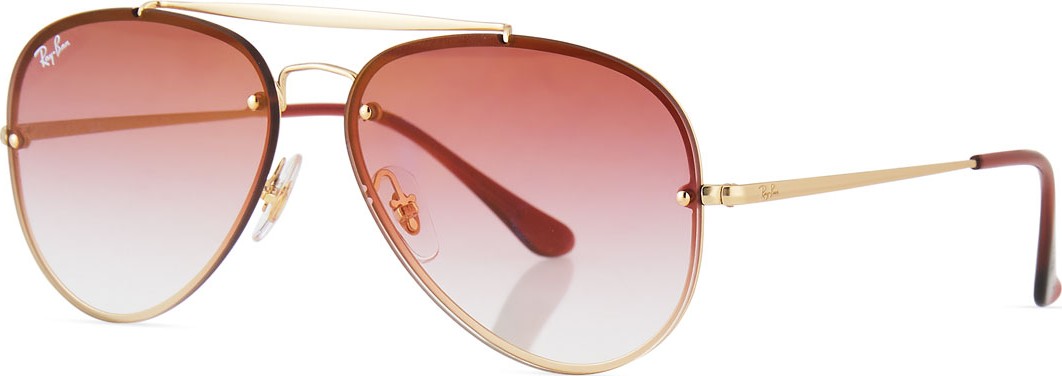 Ray Ban Brow Bar Aviator Sunglasses