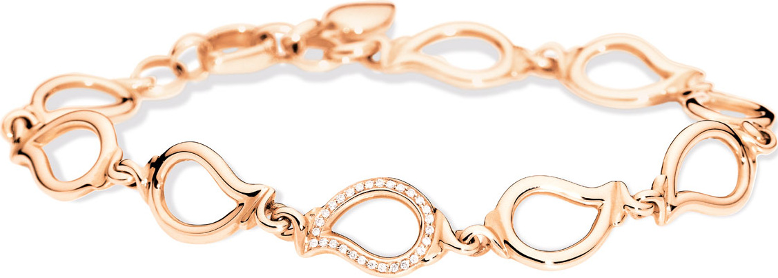 Tamara Comolli Signature 18K Rose Gold Small Diamond Chain Bracelet