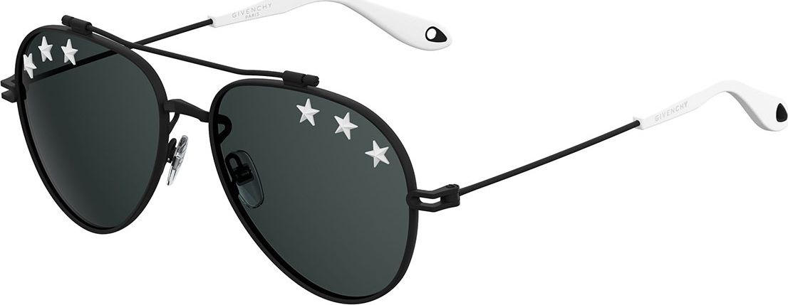 Givenchy Rubber Star Aviator Sunglasses