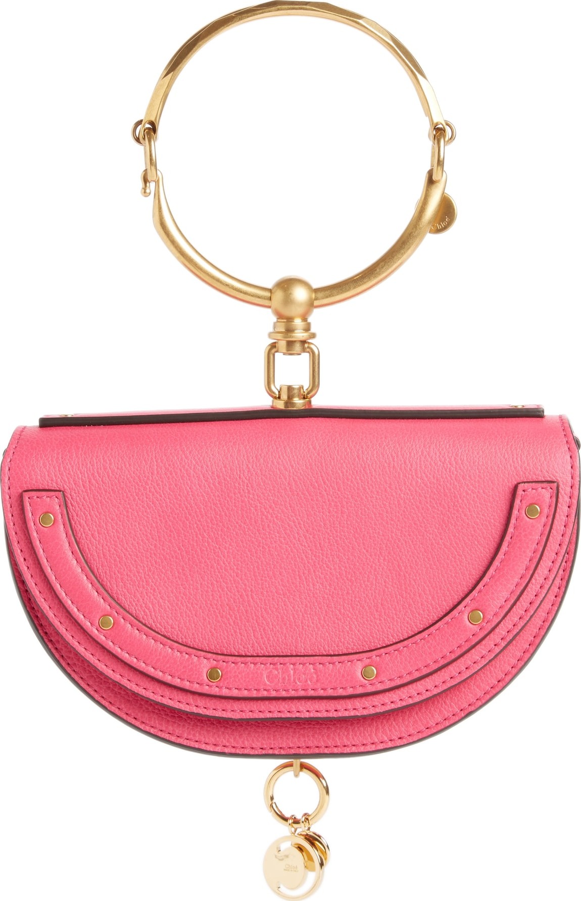 Chloe Small Nile Bracelet Calfskin Leather Minaudiere