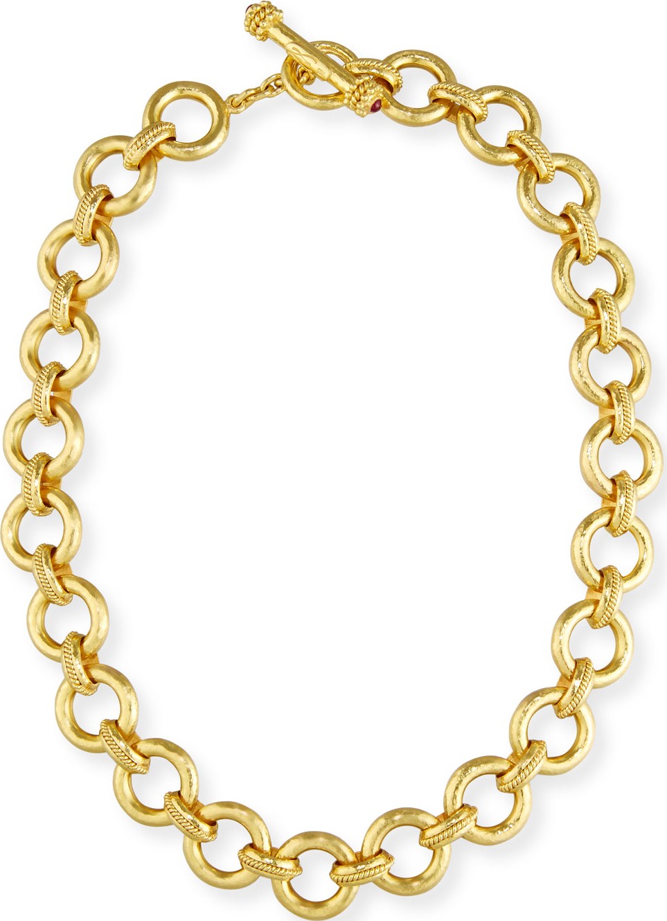 Elizabeth Locke 19K Gold Ravenna Link Necklace, 17"