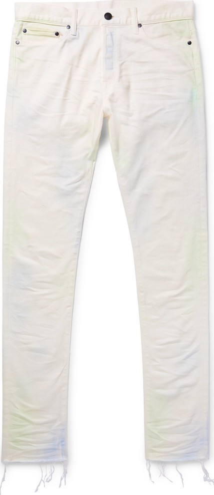 John Elliott The Cast 2 Skinny-Fit Distressed Denim Jeans