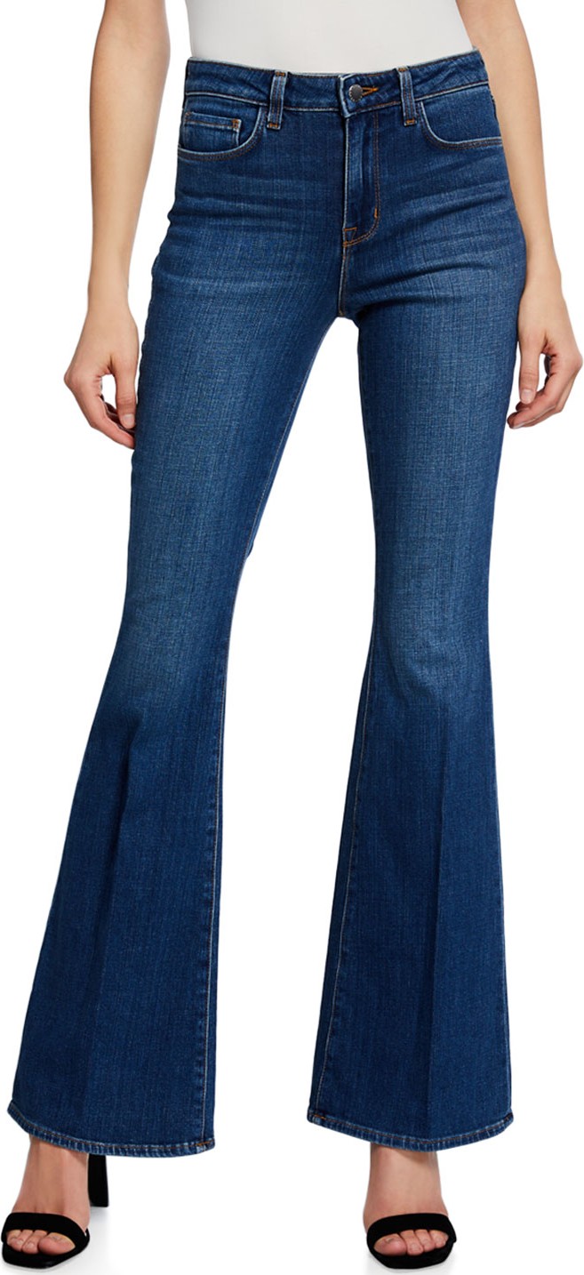 L'AGENCE Bell High-Rise Flare Jeans