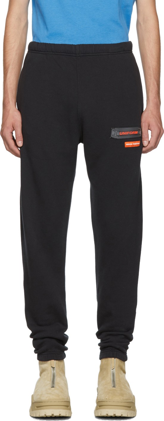 Heron Preston Black 'Uniform' Lounge Pants