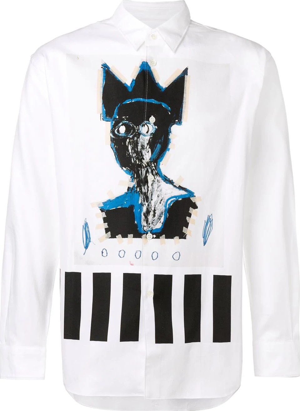 Comme Des Garcons Comme des Garcons x Jean-Michel Basquiat printed shirt