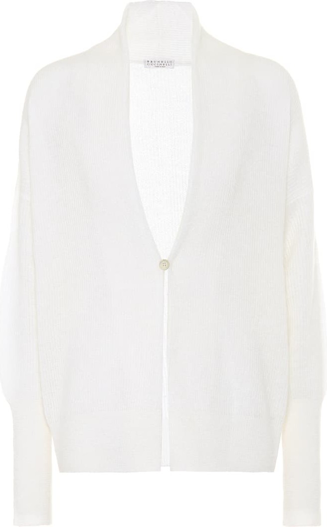 Brunello Cucinelli Mohair and wool-blend cardigan