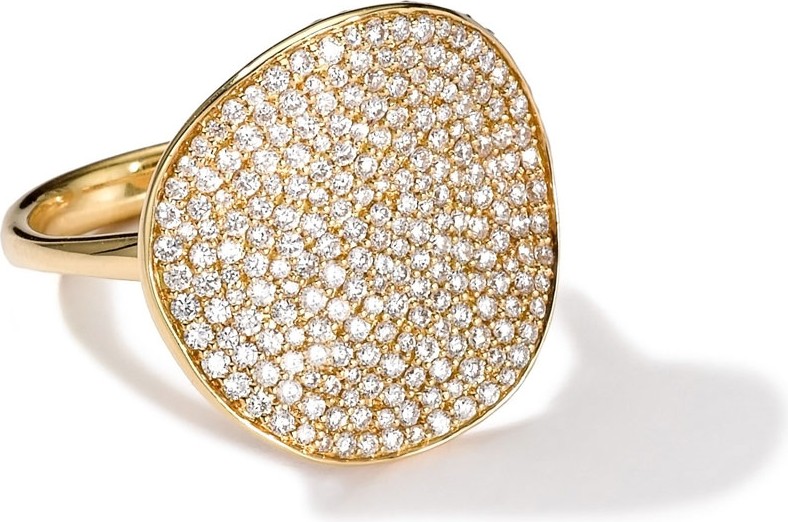 IPPOLITA Stardust 18k Gold Floral Ring with Diamonds