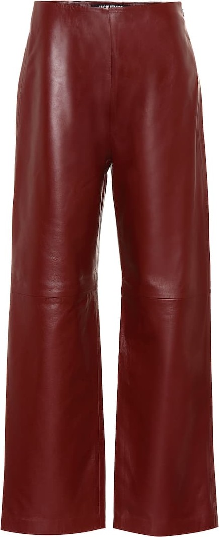 Jacquemus La Pantalon Jalad leather pants