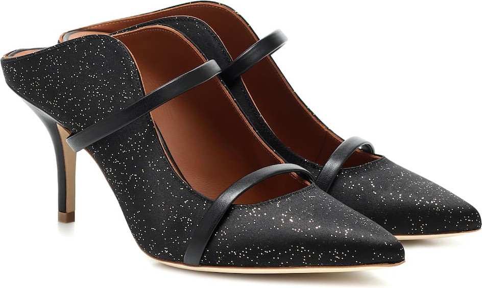 Malone Souliers Exclusive to Mytheresa – Maureen 70 satin mules