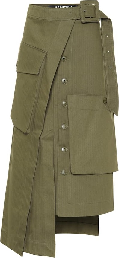 Jacquemus La Jupe Thika cotton midi skirt