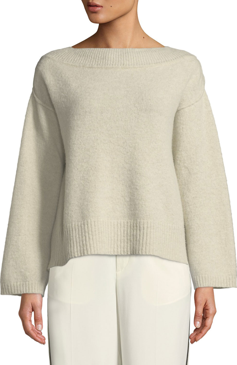 Forte Forte Boat-Neck Wool Pullover Sweater