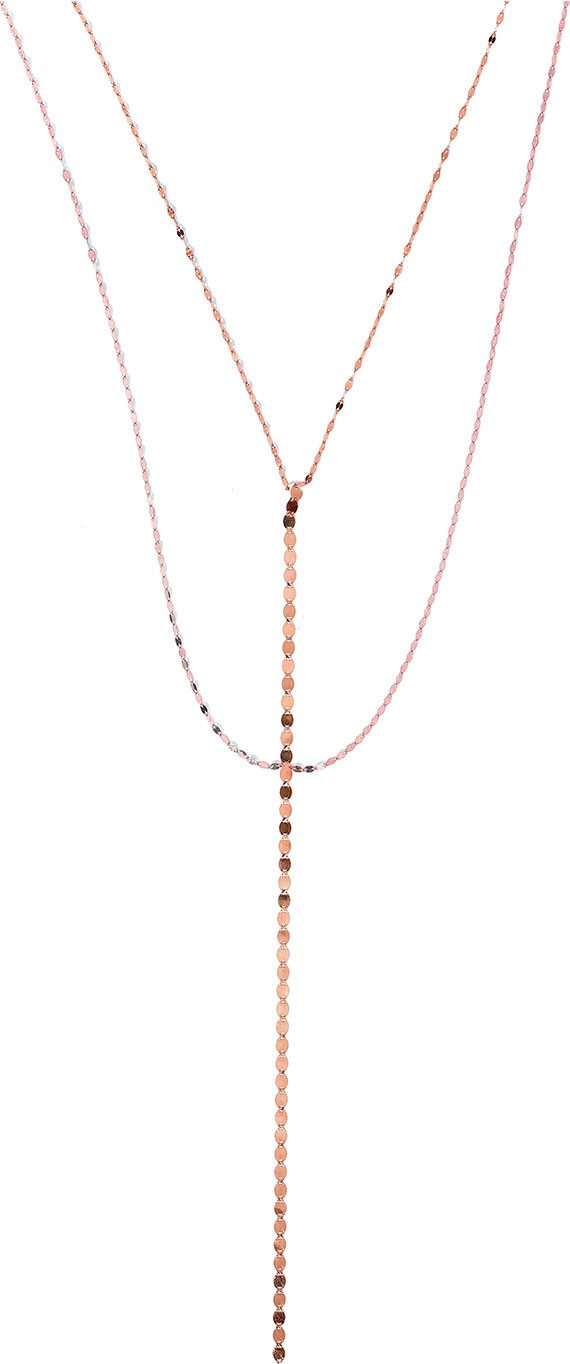 Lana Nude Blake Chain Drop Necklace