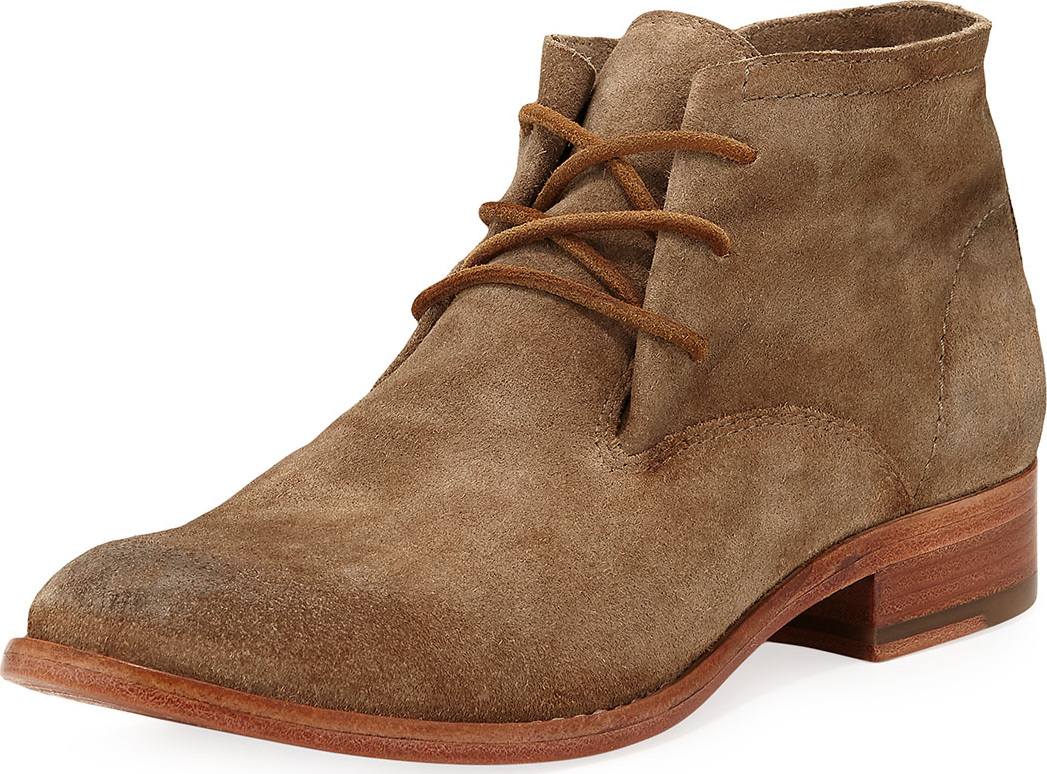 Frye Carly Suede Chukka Booties