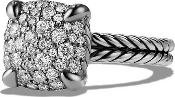 David Yurman 11mm Châtelaine Diamond Mosaic Ring