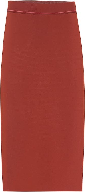Victoria Beckham Stretch-knit pencil skirt