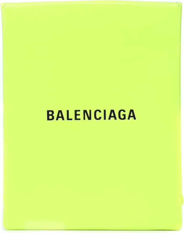 Balenciaga Shopping Envelope leather clutch