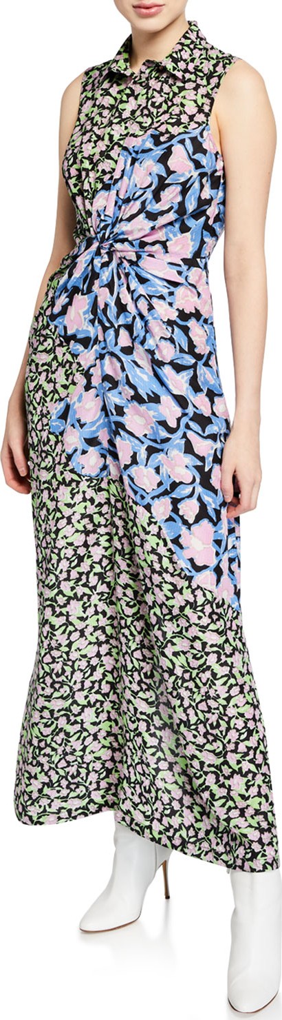 Christian Wijnants Dijara Floral Patchwork Dress