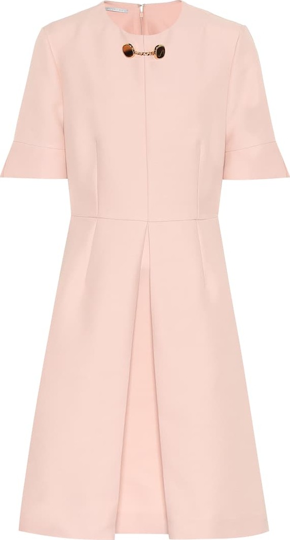 Stella McCartney Albane wool-blend mikado dress