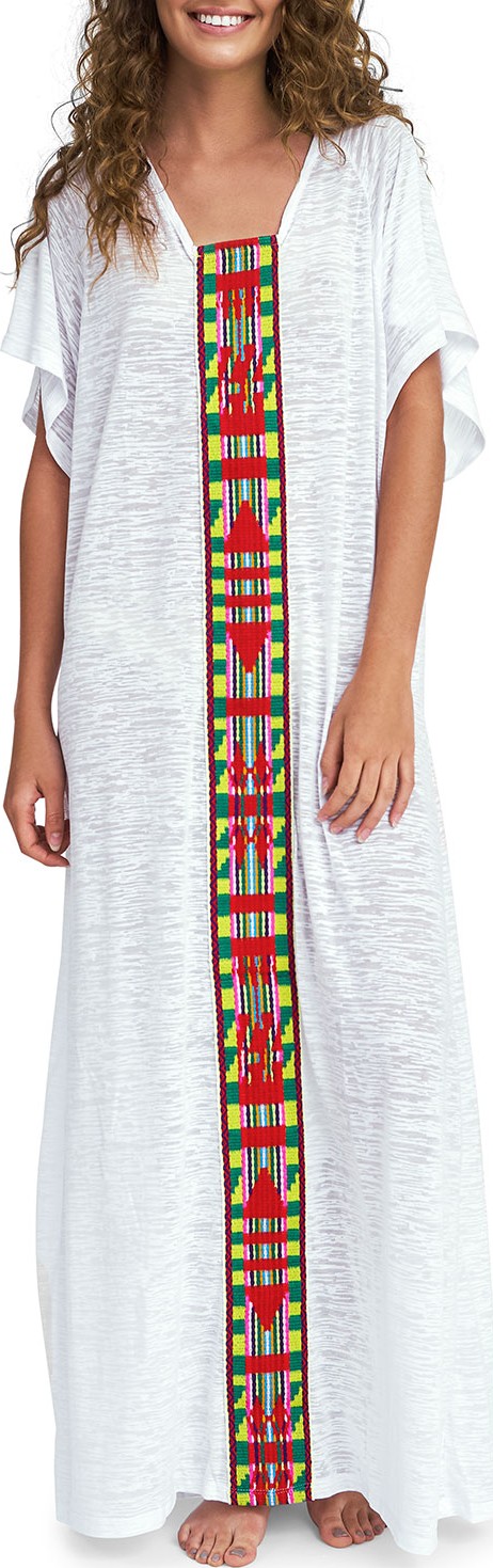 Pitusa Tribal Abaya Coverup Maxi Dress