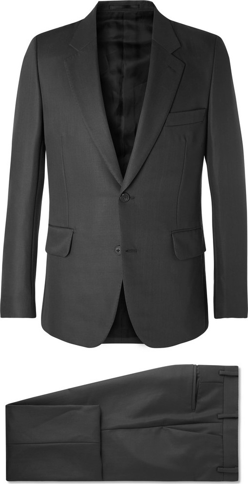 THE ROW Dark-Grey David Slim-Fit Virgin Wool and Mohair-Blend Gabardine Suit