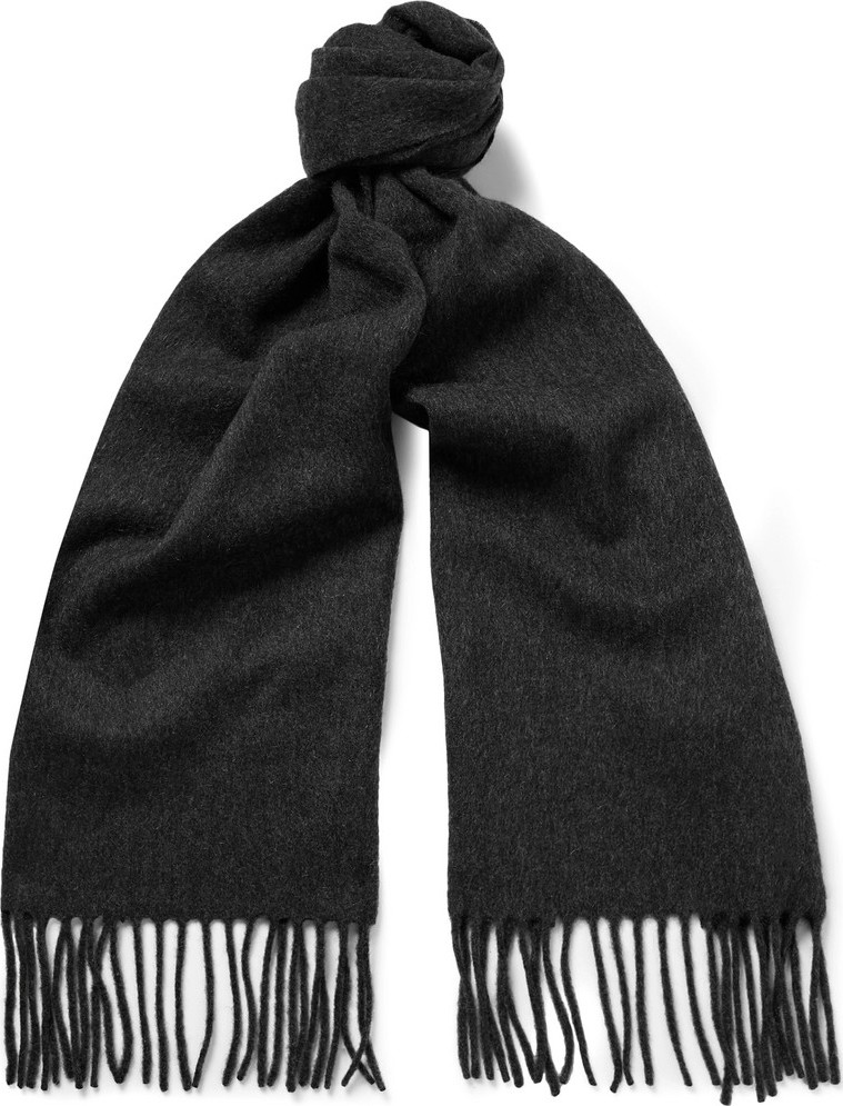 J.Crew Fringed Mélange Cashmere Scarf