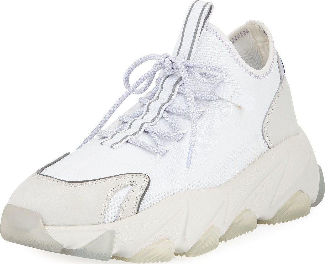 ASH Excape Stretch-Knit Platform Sneakers