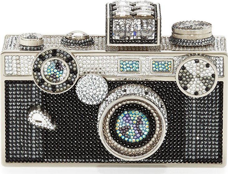 Judith Leiber Camera Clutch Bag, Cosmo Jet