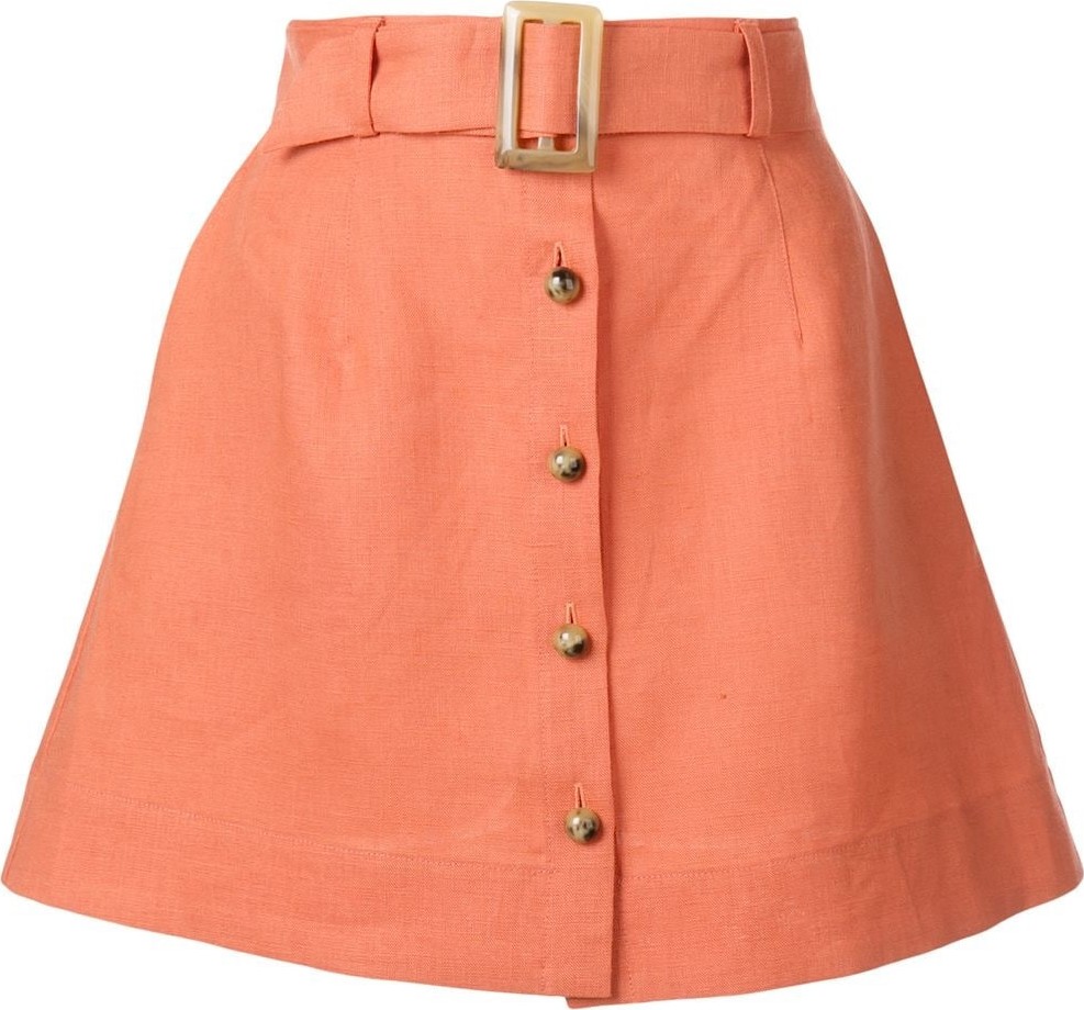 Lisa Marie Fernandez belted a-line mini skirt