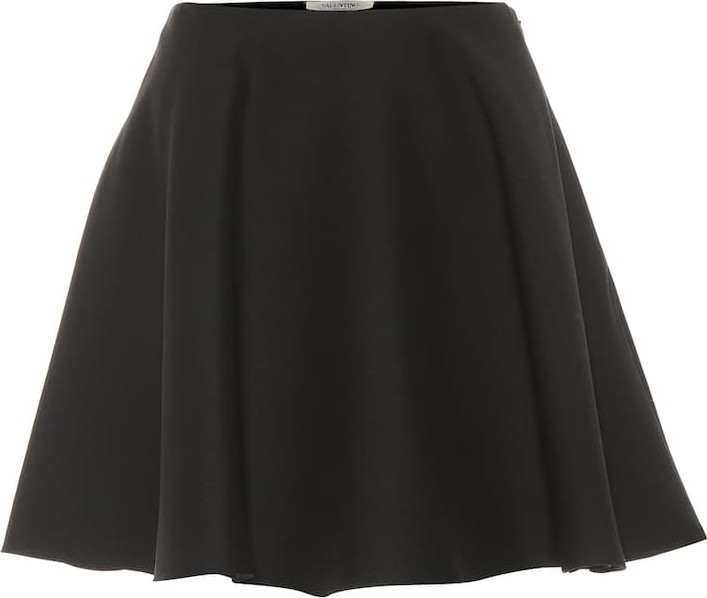 Valentino Wool and silk miniskirt