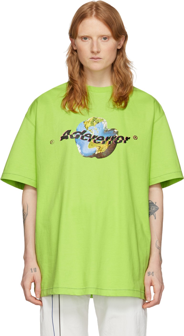ADER error Green Earth Graphic T-Shirt