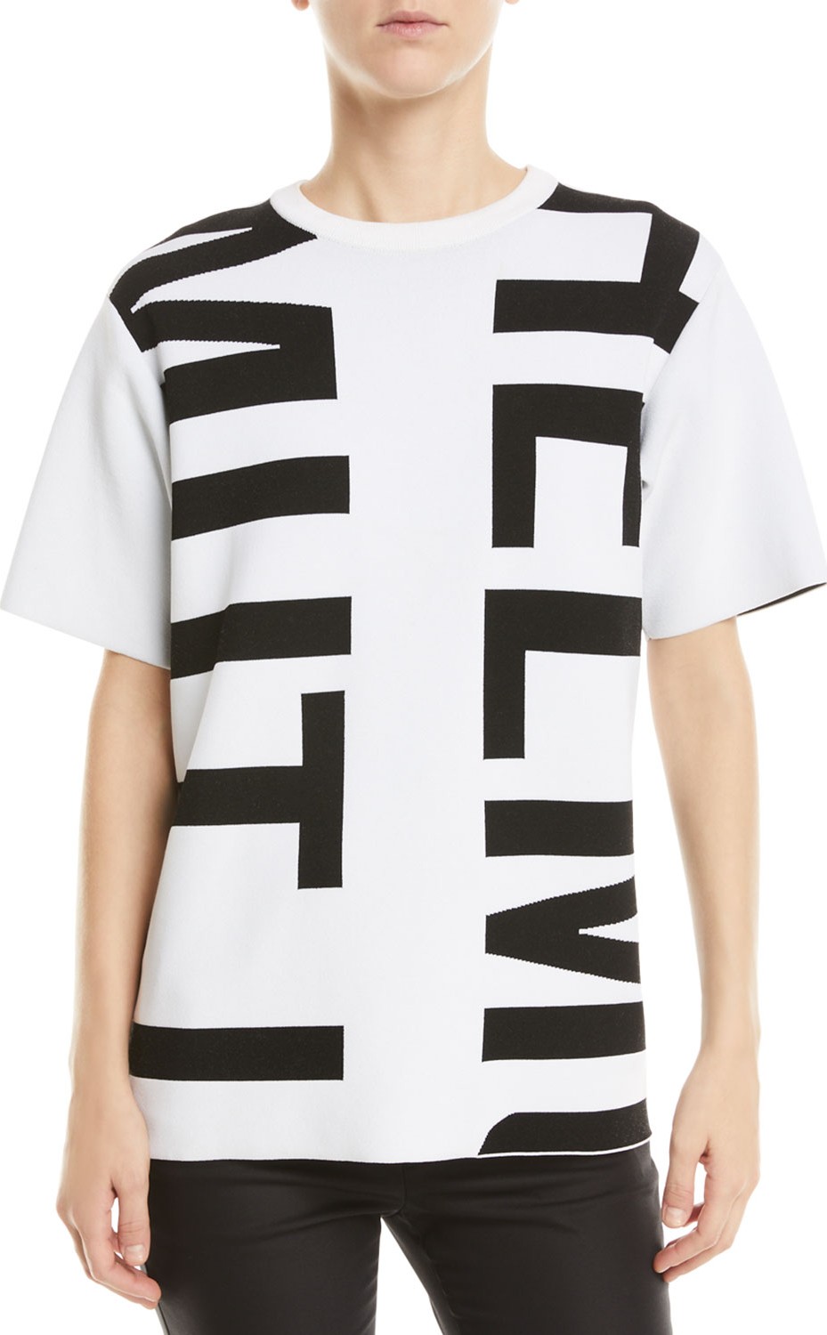 Helmut Lang Viscose-Blend Logo Tee