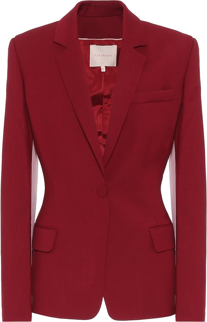 Roksanda Loa twill blazer