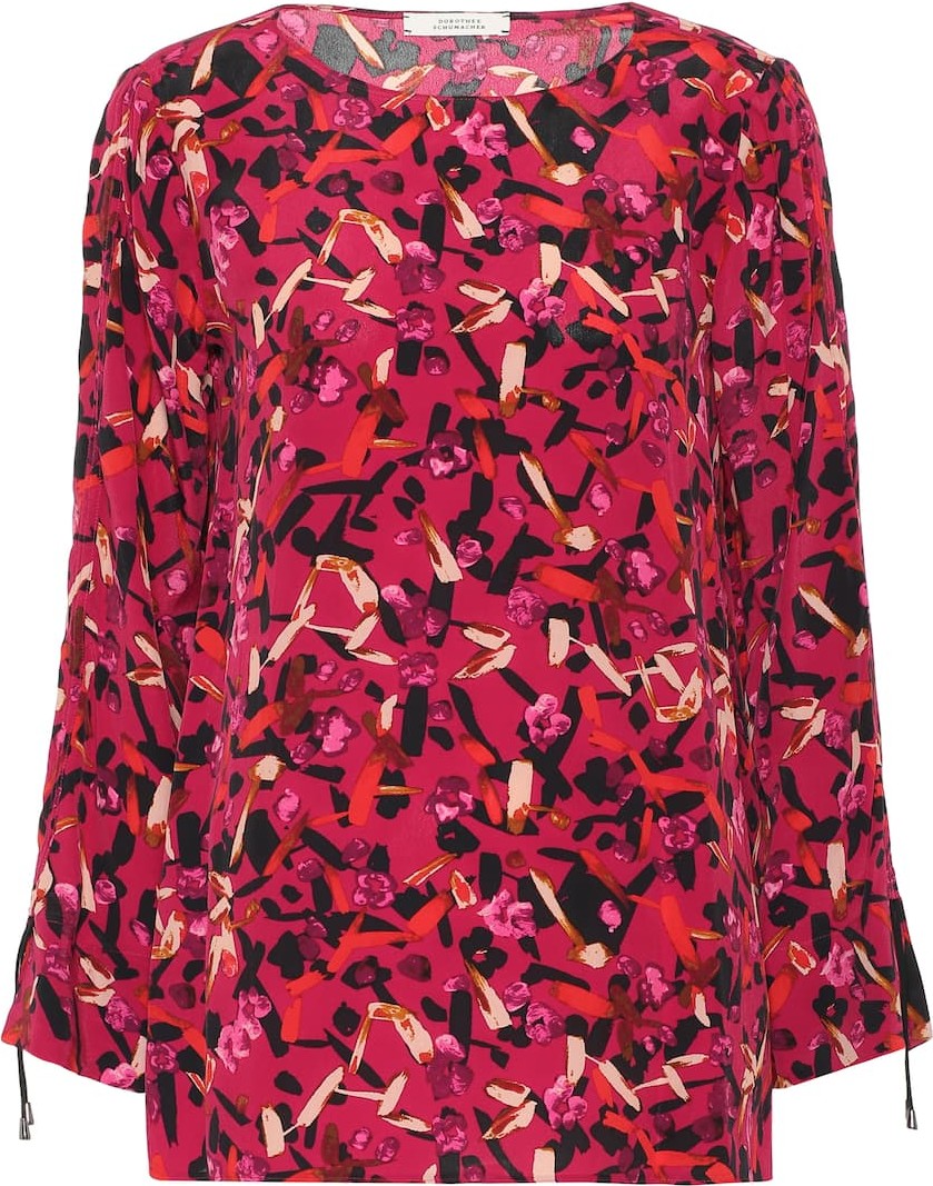 Dorothee Schumacher Exclusive to Mytheresa – Printed silk-blend blouse