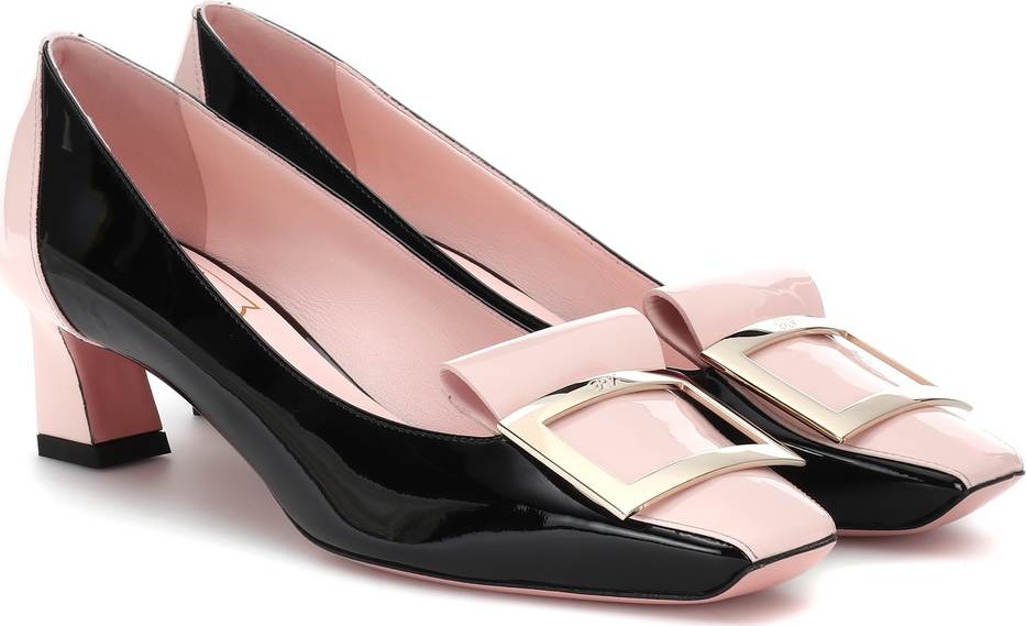 Roger Vivier Trompette 45 patent leather pumps